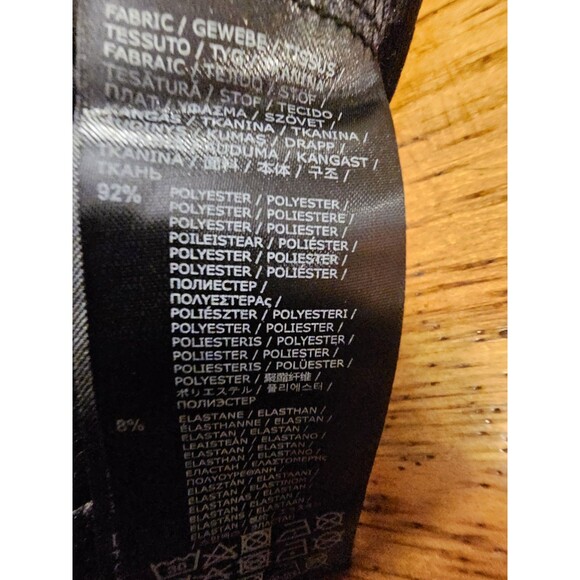 Killstar Chill Daze Yoga Pants Medium Black Velvet Patterned Flare Goth Rare - Picture 9 of 13